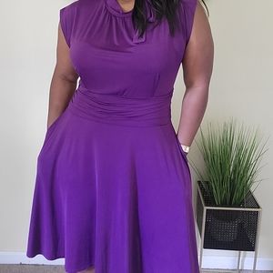 Vintage purple dress